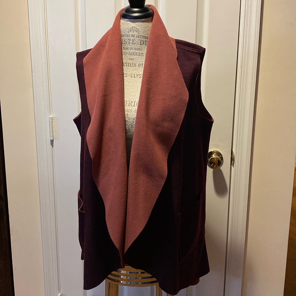 LOGO Microsuede vest